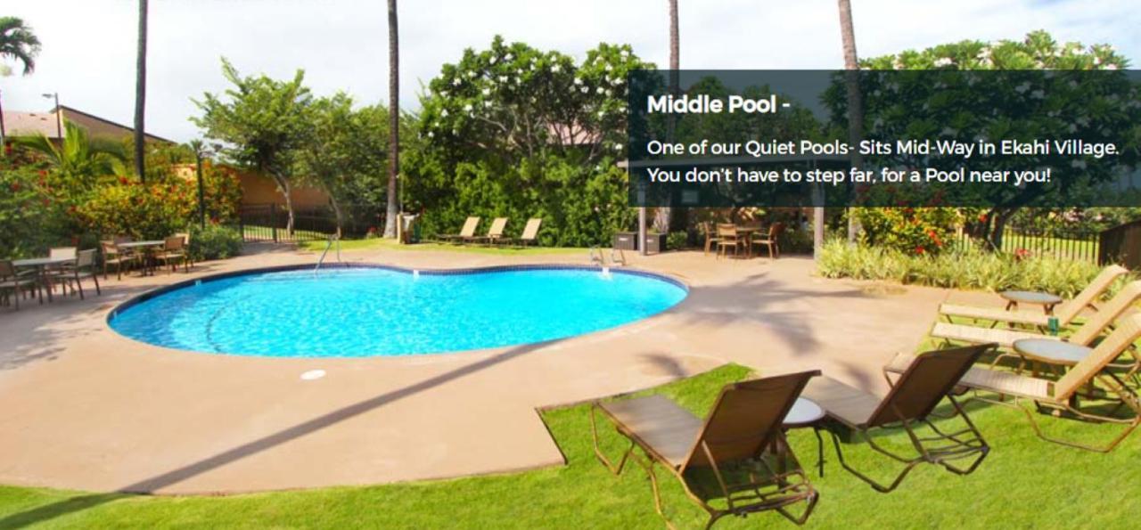 9B Ekahi Village-Studio Bath, Garden View - 1 Minute Stroll To Beach! Wailea  Exterior foto