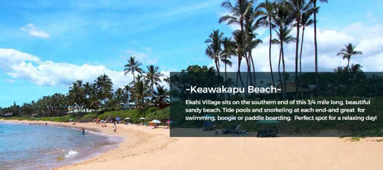 9B Ekahi Village-Studio Bath, Garden View - 1 Minute Stroll To Beach! Wailea  Exterior foto